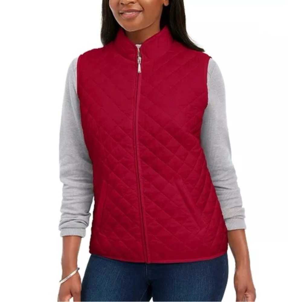 Women’s solid puffer vest